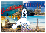 Postkarte "Grüße aus Europa"