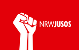 Fahne "NRW Jusos"